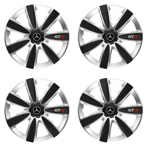 poklice pro Mercedes  14 GTX CARBON silver/black