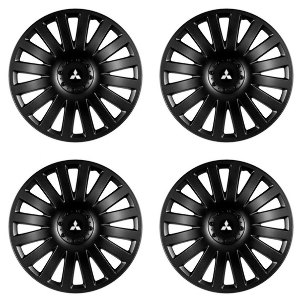 poklice pro Mitsubishi (stříbrné)  14 Smart black