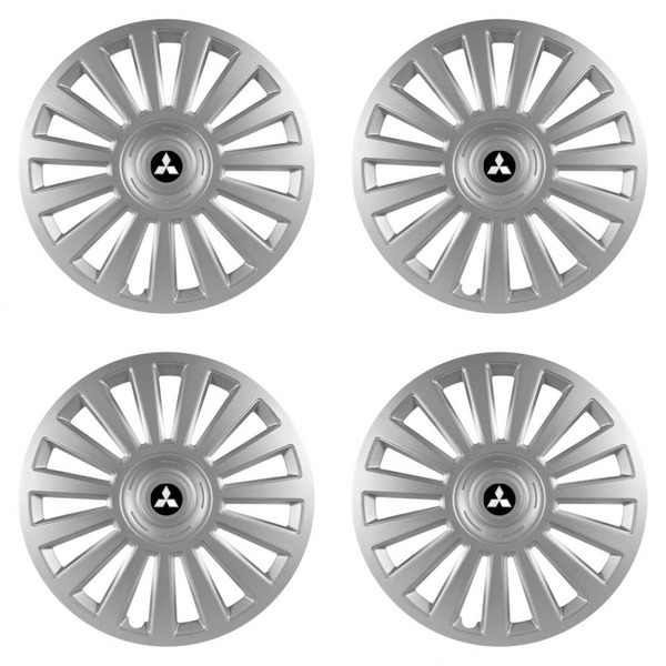 poklice pro Mitsubishi (stříbrné)  15 Luxury