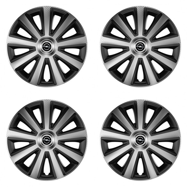 poklice pro Opel 14 Aviator carbon silver&black