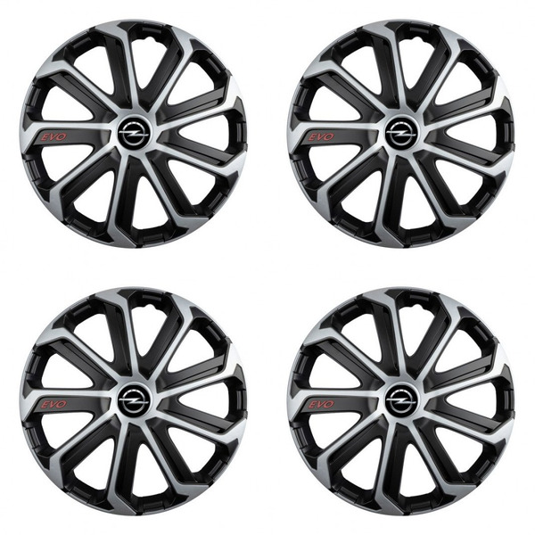 poklice pro Opel  14 Evo black&silver