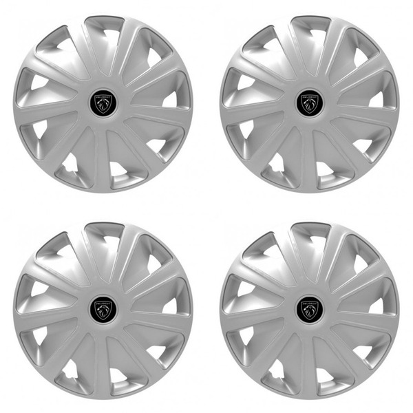 poklice pro Peugeot (nové logo)  pre dodávky 15 Craft silver