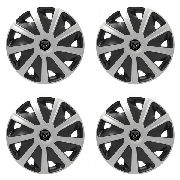 poklice pro Peugeot (nové logo) pre dodávky 15 Craft silver and black