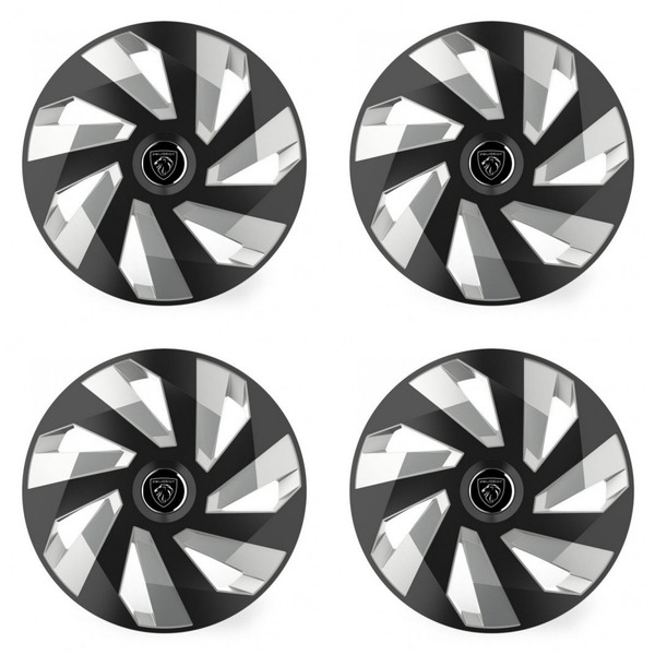 poklice pro Peugeot (nové logo) 14 Vector RC black and silver
