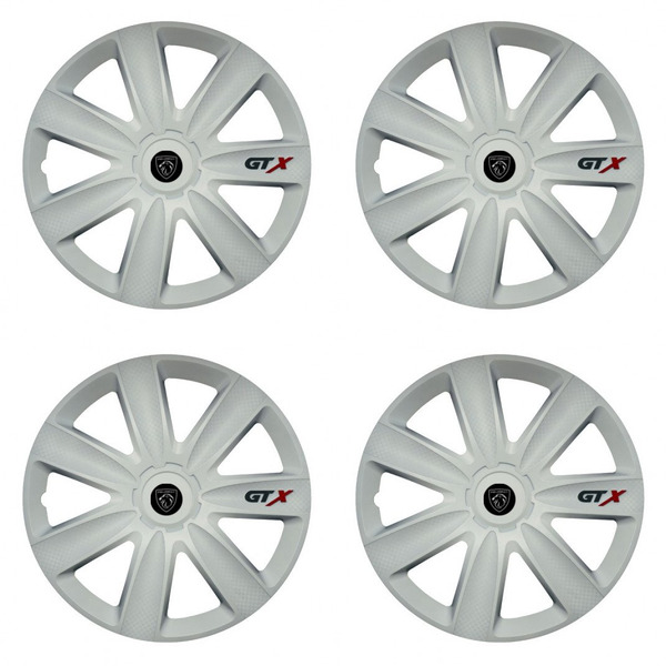 poklice pro Peugeot (nové logo)  14 GTX carbon white