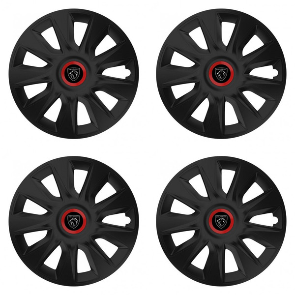 poklice pro Peugeot (nové logo)  17 STRATOS RR black