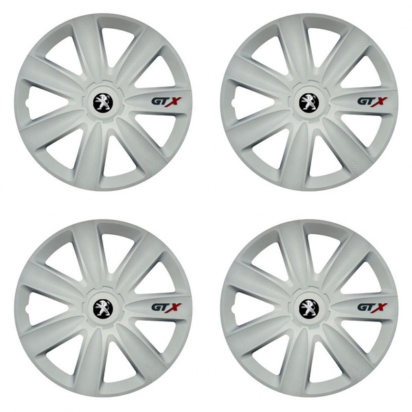 poklice pro Peugeot (staršie logo)  17 GTX carbon white