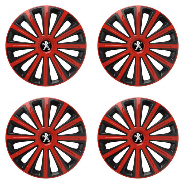 poklice pro Peugeot (staršie logo) 16 TREND red and black