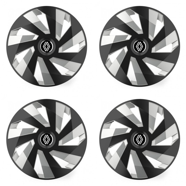 poklice pro Renault (nové logo)  14 Vector RC black and silver