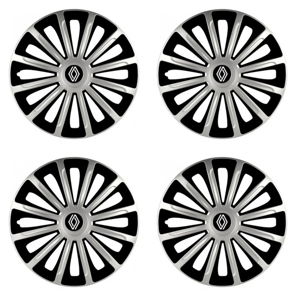 poklice pro Renault (nové logo)  16 TREND silver and black