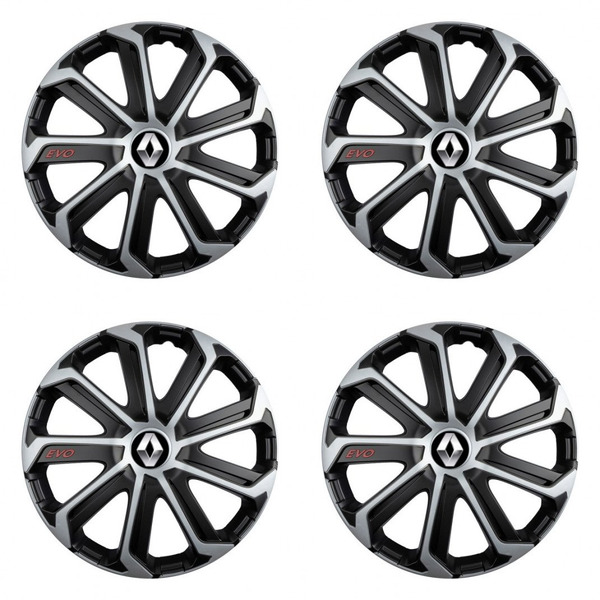 poklice pro Renault (staršie logo)  16 Evo black&silver