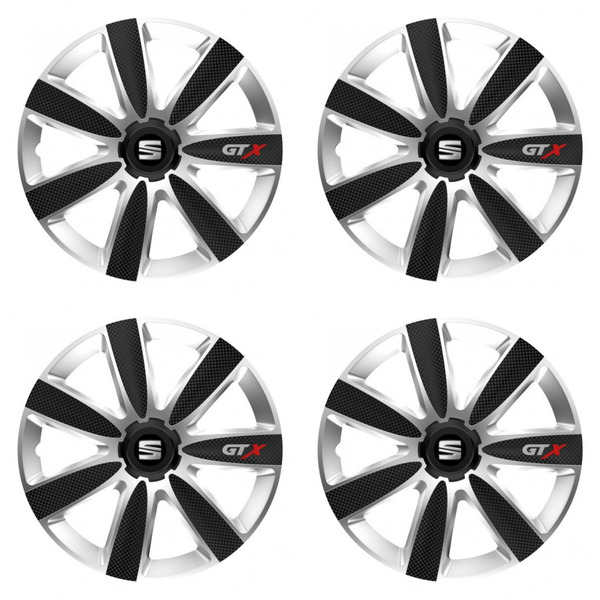 poklice pro Seat  14 GTX CARBON silver/black