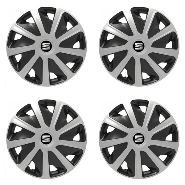 poklice pro Seat pre dodávky 16 Craft silver and black