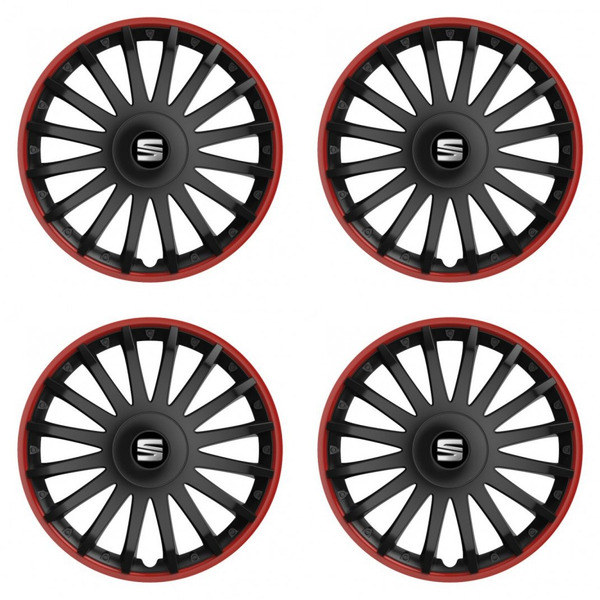 poklice pro Seat 15 CRYSTAL RO black