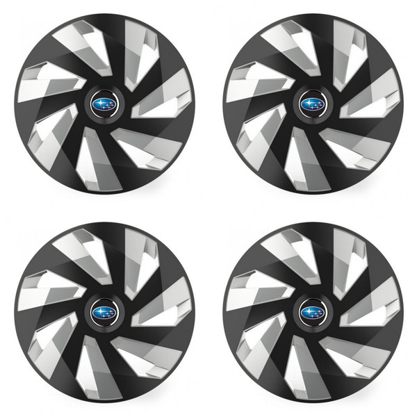 poklice pro Subaru  16 Vector RC black and silver