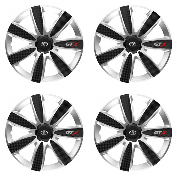 poklice pro Toyota  14 GTX CARBON silver/black