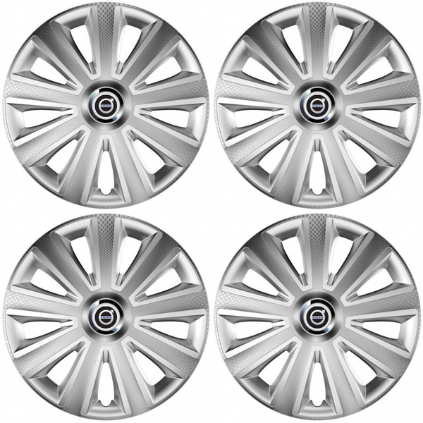 poklice pro Volvo (černé) 15 Aviator carbon silver