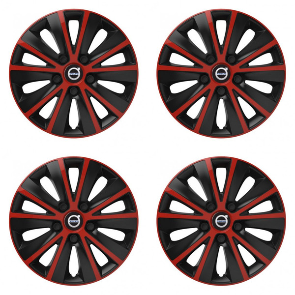 poklice pro Volvo (černé)  14 RAPIDE red and black