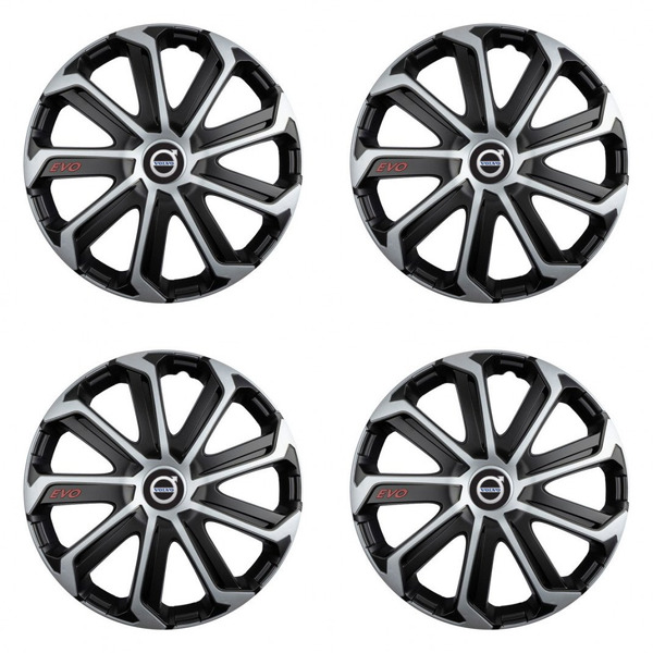 poklice pro Volvo (černé) 14 Evo black&silver