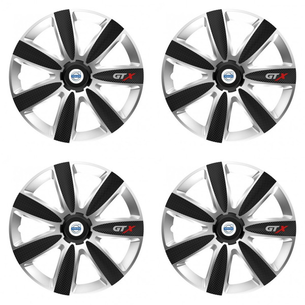 poklice pro Volvo (bílé) 14 GTX CARBON silver/black