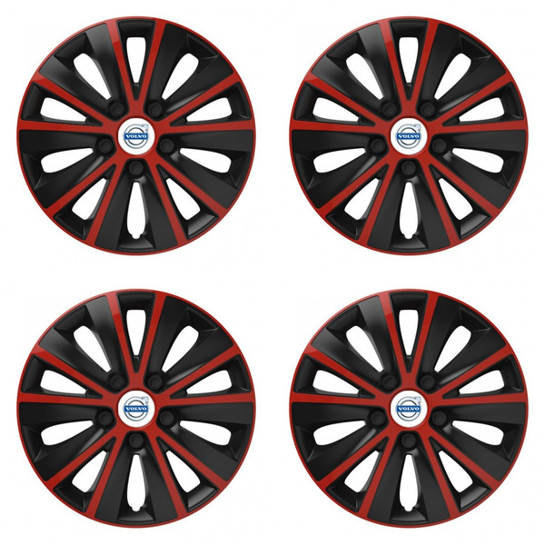 poklice pro Volvo (bílé) 14 RAPIDE red and black