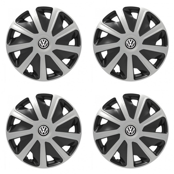 poklice pro VW (černé) pre dodávky 15 Craft silver and black
