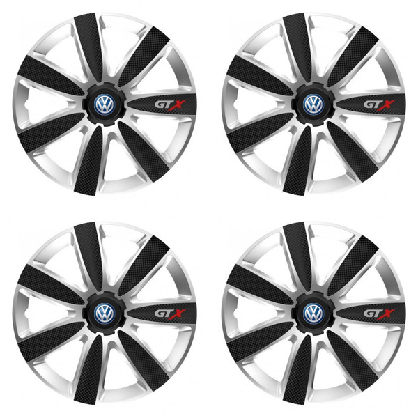 poklice pro VW (modré)  15 GTX CARBON silver/black