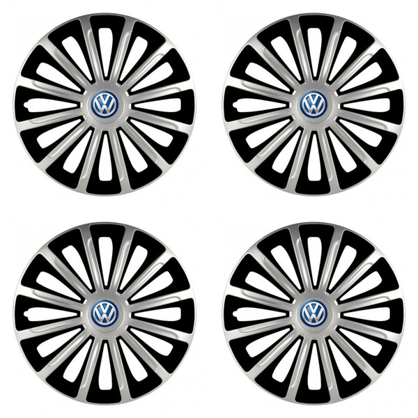 poklice pro VW (modré) 15 TREND silver and black