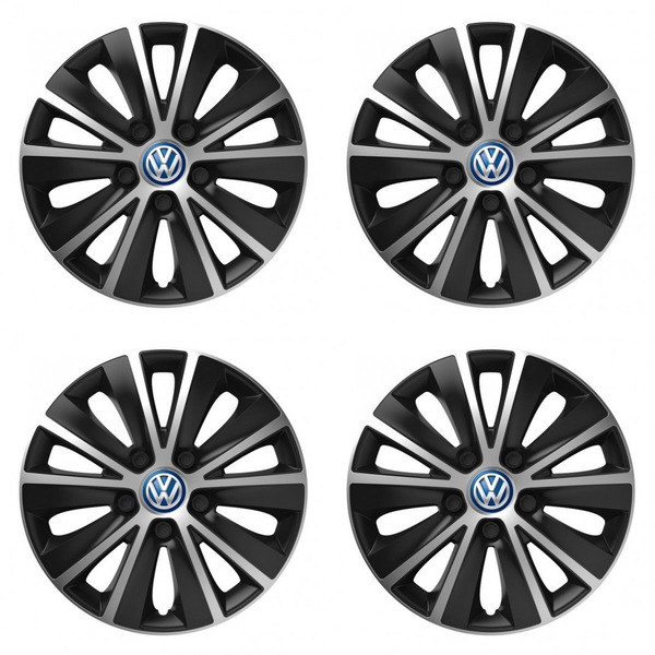 poklice pro VW (modré)  16 RAPIDE silver and black